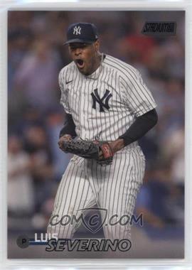 2023 Topps Stadium Club - [Base] - Black Foil #129 - Luis Severino [EX to NM]