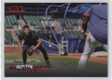 2023 Topps Stadium Club - [Base] - Red Foil #5 - Austin Riley