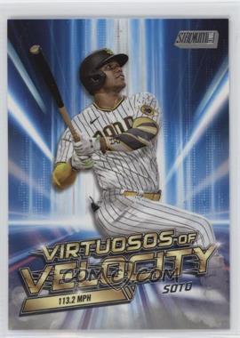 2023 Topps Stadium Club - Virtuosos of Velocity #VV-8 - Juan Soto