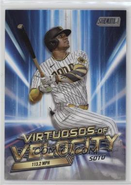 2023 Topps Stadium Club - Virtuosos of Velocity #VV-8 - Juan Soto