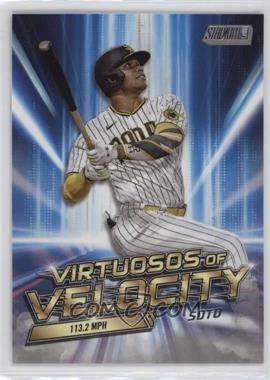 2023 Topps Stadium Club - Virtuosos of Velocity #VV-8 - Juan Soto