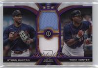 Byron Buxton, Torii Hunter [EX to NM] #/50