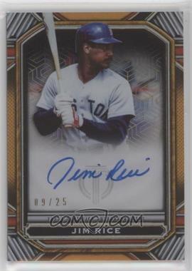 2023 Topps Tribute - Iconic Perspectives Autographs - Orange #IPA-JR - Jim Rice /25