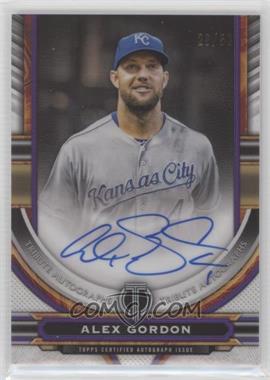 2023 Topps Tribute - Tribute Autographs - Purple #TA-AG - Alex Gordon /50