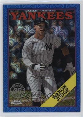 2023 Topps Update Series - 1988 Topps Chrome Silver Pack Mojo - Blue Refractor #T88CU-11 - Aaron Judge /150