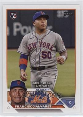 2023 Topps Update Series - [Base] #US255 - Rookie Debut - Francisco Alvarez