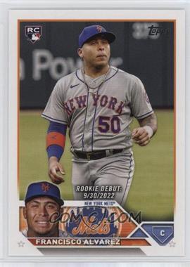 2023 Topps Update Series - [Base] #US255 - Rookie Debut - Francisco Alvarez