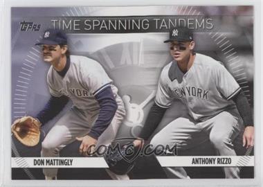 2023 Topps Update Series - Time Spanning Tandems #TS-6 - Anthony Rizzo, Don Mattingly