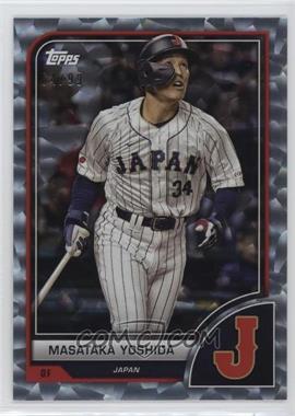 2023 Topps World Baseball Classic - [Base] - Cracked Ice Foil #91 - Masataka Yoshida /99