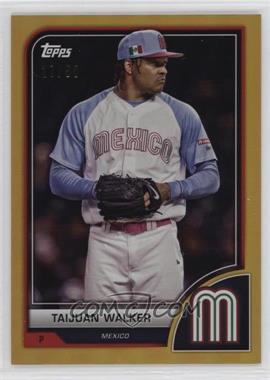 2023 Topps World Baseball Classic - [Base] - Gold Rainbow Foil #40 - Taijuan Walker /50