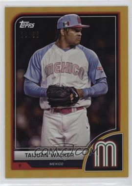 2023 Topps World Baseball Classic - [Base] - Gold Rainbow Foil #40 - Taijuan Walker /50