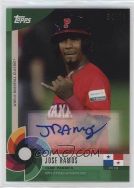 2023 Topps World Baseball Classic Global Stars - Autographs - Green #JR-B - Jose Ramos /75