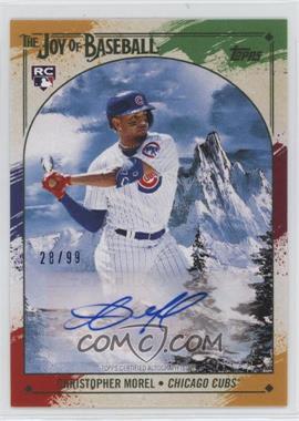 2023 Topps X Bob Ross The Joy of Baseball - [Base] - Paint Splatter Canvas Autographs #44B - Christopher Morel /99