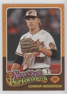 2024 Topps Heritage - New Age Performers #NAP-24 - Gunnar Henderson