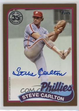 2024 Topps Series 1 - 1989 Topps Baseball Autographs - Gold #89BA-SC - Steve Carlton /50