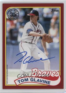 2024 Topps Series 1 - 1989 Topps Baseball Autographs - Red #89BA-TGL - Tom Glavine /25