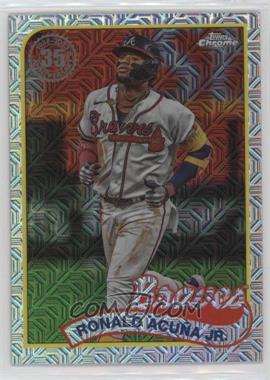 2024 Topps Series 1 - 1989 Topps Chrome Silver Pack #T89C-28 - Ronald Acuña Jr.