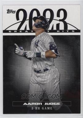 2024 Topps Series 1 - 2023 Greatest Hits #23GH-2 - Aaron Judge