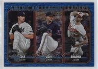 League Leaders - Gerrit Cole, Sonny Gray, Kyle Bradish #/999