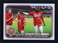 Checklist - Resilient Reds Rookies (Youth of Cincinnati Getting it Done) #8/50