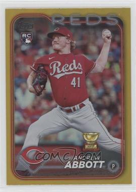 2024 Topps Series 1 - [Base] - Gold Foil #214 - Andrew Abbott