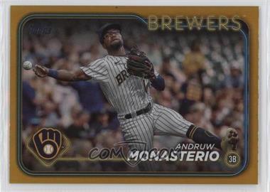 2024 Topps Series 1 - [Base] - Gold Foil #240 - Andruw Monasterio