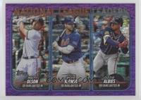 League Leaders - Matt Olson, Pete Alonso, Ozzie Albies #/799