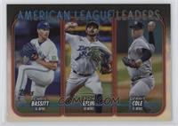 League Leaders - Chris Bassitt, Zach Eflin, Gerrit Cole