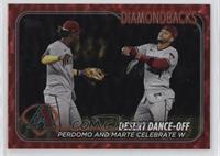 Checklist - Desert Dance-Off (Perdomo and Marte Celebrate W) #/199