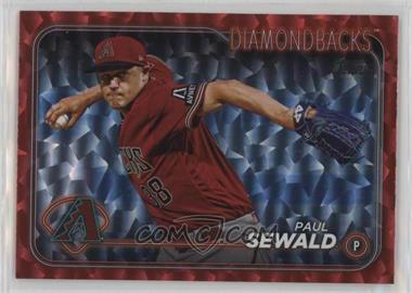 2024 Topps Series 1 - [Base] - Red Crackle Foil #271 - Paul Sewald /199