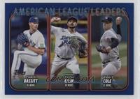 League Leaders - Chris Bassitt, Zach Eflin, Gerrit Cole