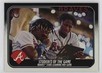 Checklist - Students of the Game (Braves Stars Learning Mid-Game) #/99