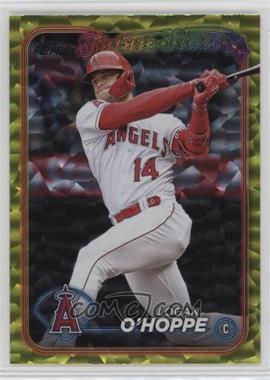 2024 Topps Series 1 - [Base] - Yellow Crackle Foil #298 - Future Stars - Logan O'Hoppe /50