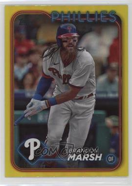 2024 Topps Series 1 - [Base] - Yellow Foil #71 - Brandon Marsh