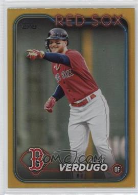 2024 Topps Series 1 - [Base] - Yellow Foil #97 - Alex Verdugo