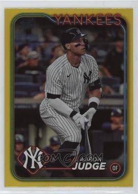 2024 Topps Series 1 - [Base] - Yellow Foil #99 - Aaron Judge