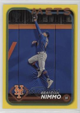 2024 Topps Series 1 - [Base] - Yellow #59 - Brandon Nimmo