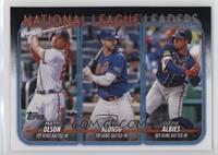 League Leaders - Matt Olson, Pete Alonso, Ozzie Albies