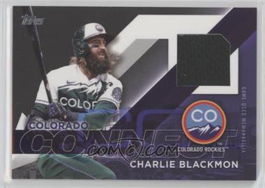 2024 Topps Series 1 - City Connect Swatch Collection #CC-CBL - Charlie Blackmon