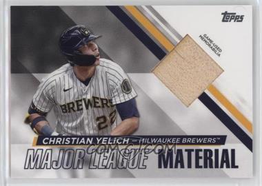 2024 Topps Series 1 - Major League Material #MLM-CY - Christian Yelich