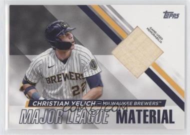 2024 Topps Series 1 - Major League Material #MLM-CY - Christian Yelich