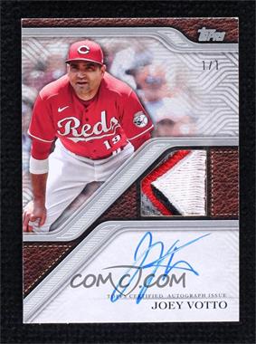 2024 Topps Series 1 - Topps Reverence Autographed Patches - Platinum #TRAP-JVO - Joey Votto /1