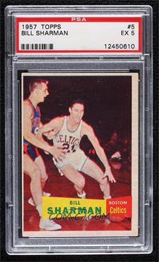 1957-58 Topps - [Base] #5 - Bill Sharman [PSA 5 EX]