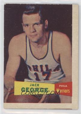1957-58 Topps - [Base] #67 - Jack George