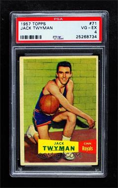 1957-58 Topps - [Base] #71 - Jack Twyman [PSA 4 VG‑EX]