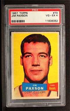 1957-58 Topps - [Base] #73 - Jim Paxson Sr. (Paxon on Back) [PSA 4 VG‑EX]