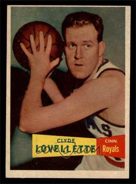 1957-58 Topps - [Base] #78 - Clyde Lovellette [EX]
