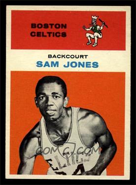 1961-62 Fleer - [Base] #23 - Sam Jones [EX MT]
