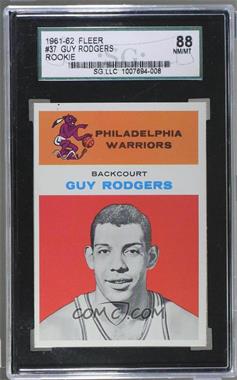 1961-62 Fleer - [Base] #37 - Guy Rodgers [SGC 88 NM/MT 8]