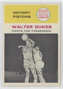 1961-62 Fleer - [Base] #50 - Walter Dukes